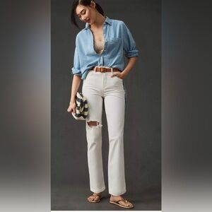 NWT! Paige Sarah straight ankle, high rise straight leg - size 30